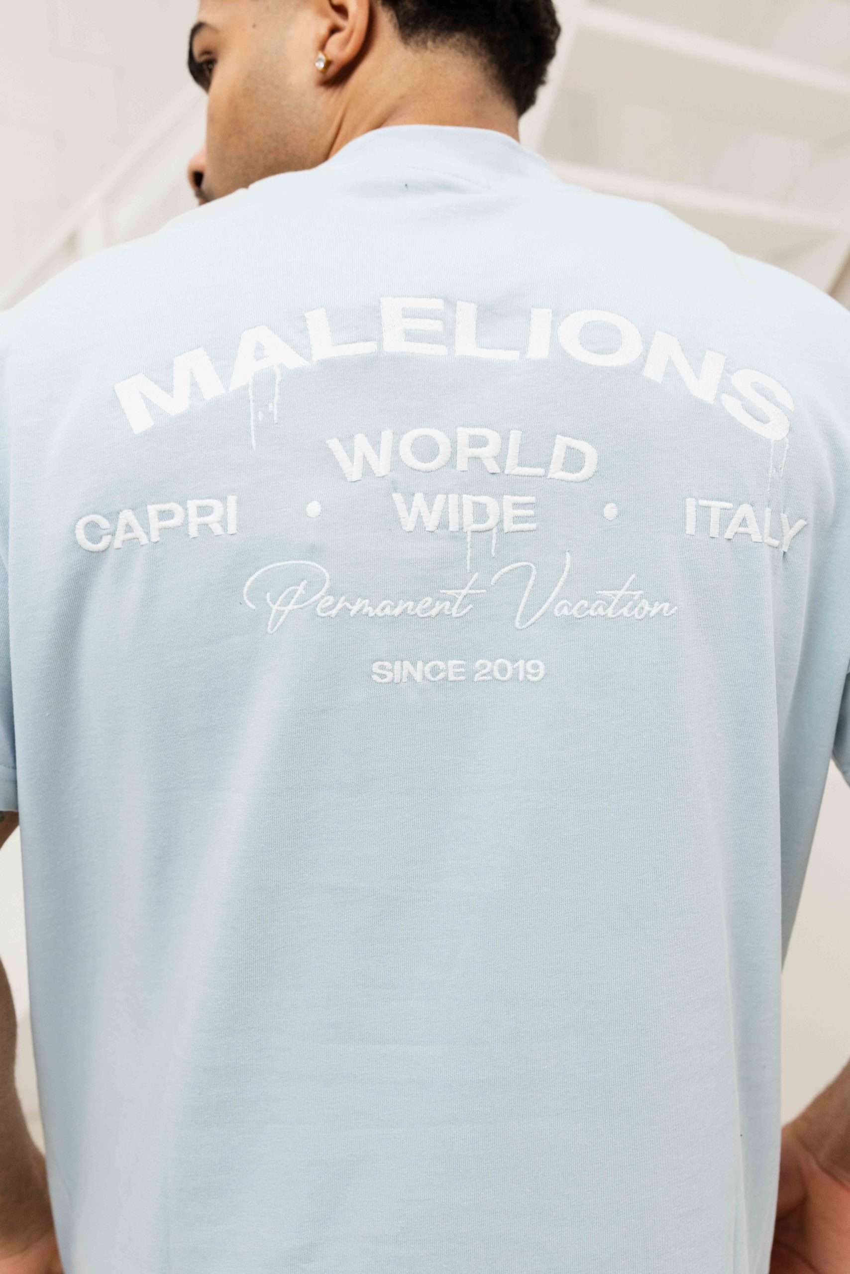Malelions Permanent Vacation Zomerset Heren Lichtblauw