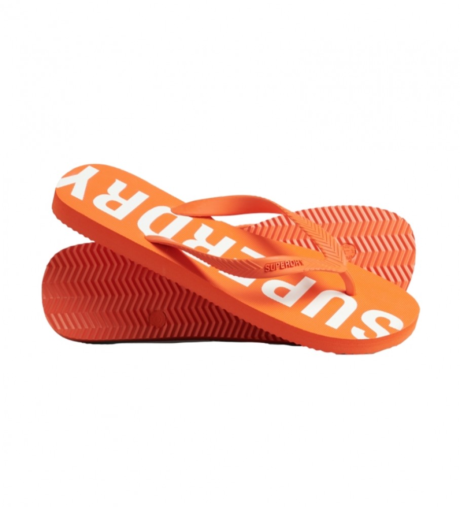 Chinelo Superdry Code Core Sport Laranja