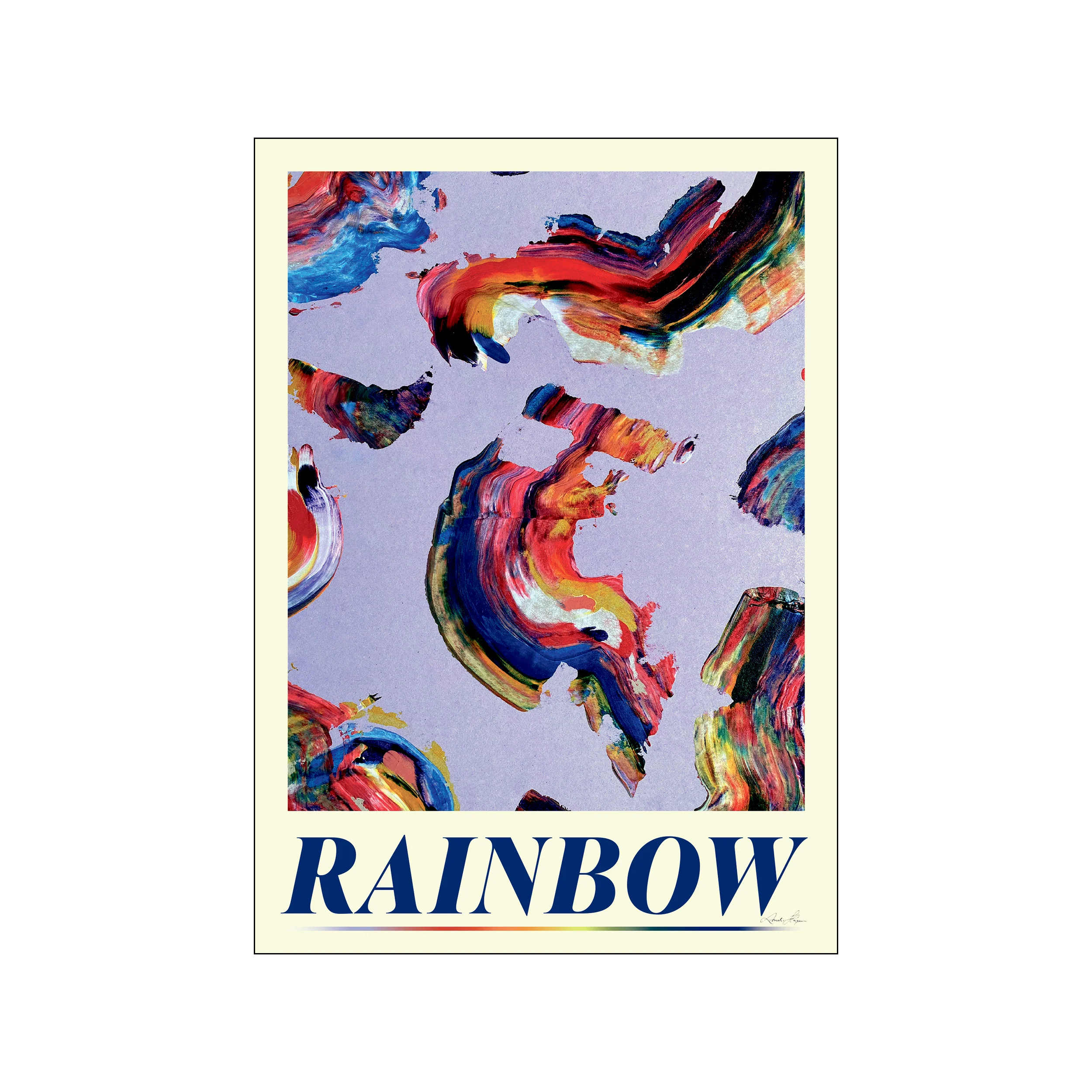 Poster & Frame  Rainbow plakat - A3