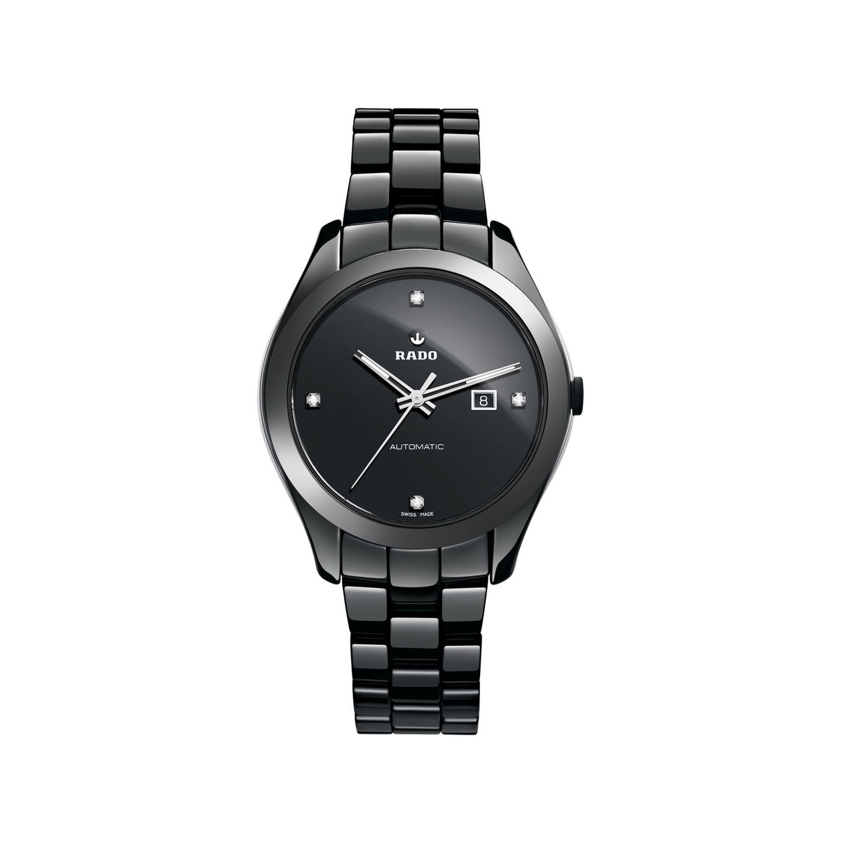 Montre Rado Hyperchrome femme automatique céramique noire