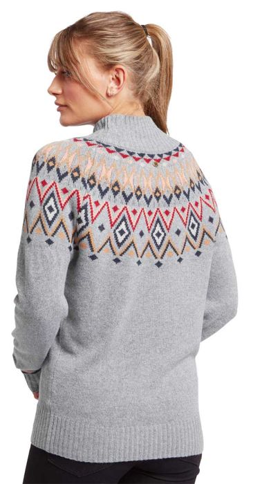 Indu Eco Mock Neck Women sweater