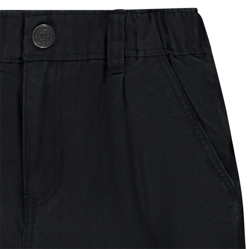 Pantalon chino droit uni pour garçon - Gris foncé