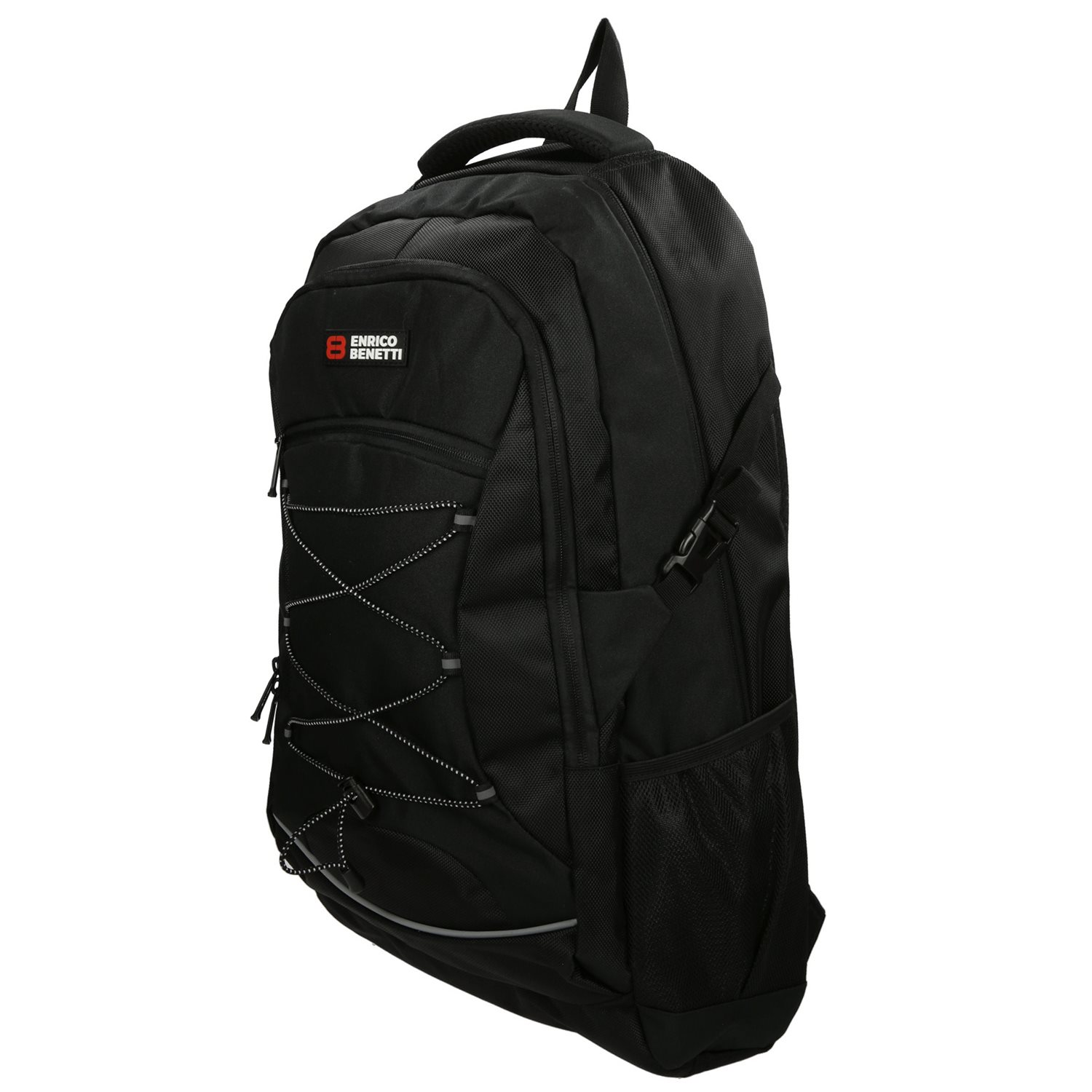 Enrico Benetti Yellow Stone 17'' Laptop Rugzak zwart