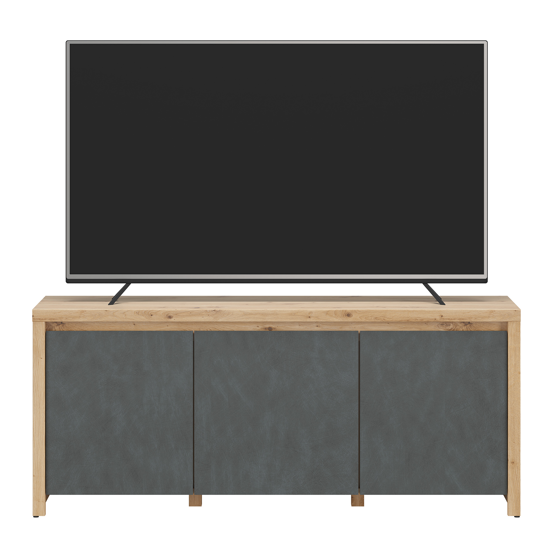 Lowboard - Artisan Eiche Nachbildung - 3 Türen - 143 cm