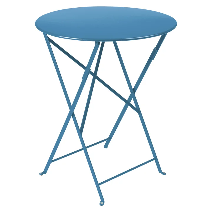 Fermob - Bistro Klapptisch Ø 60 cm, maya blue