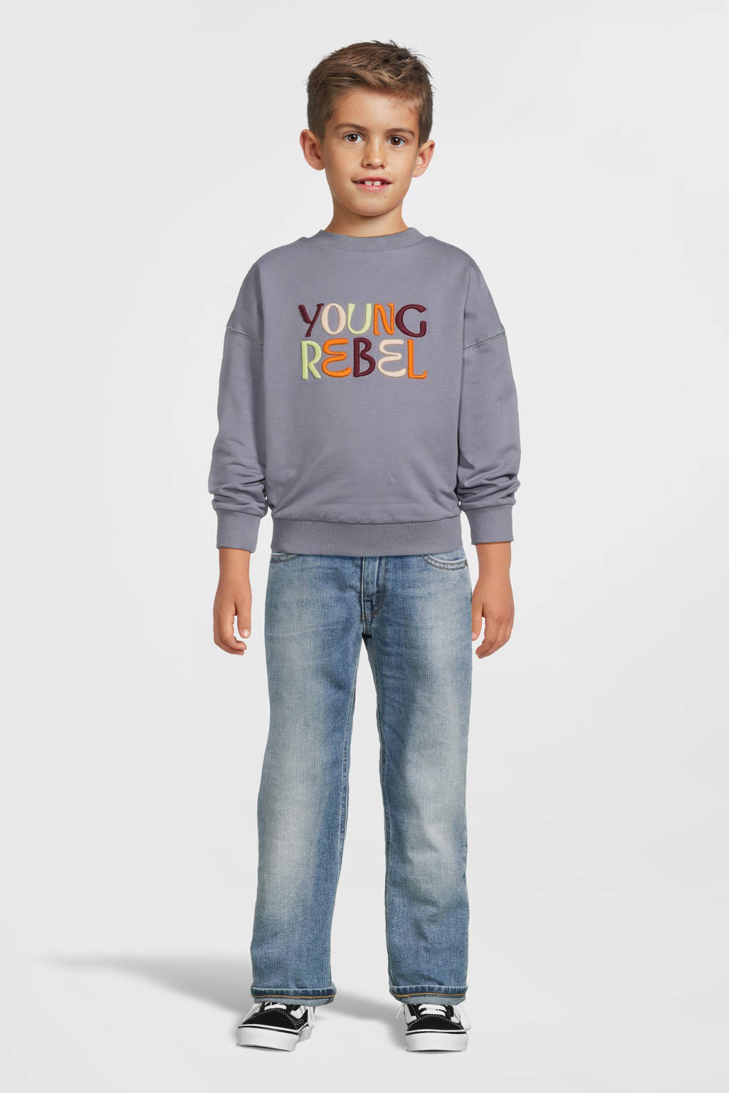 Your Wishes sweater blauw