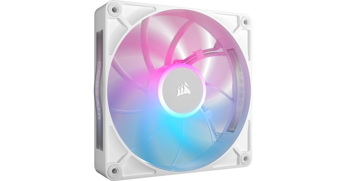 CorsairiCUE LINK RX140 MAX RGB 140mm PWM Thick Fans Starter Kit case fans  (Wit, 2 stuks, 140 x 140 x 30 mm)