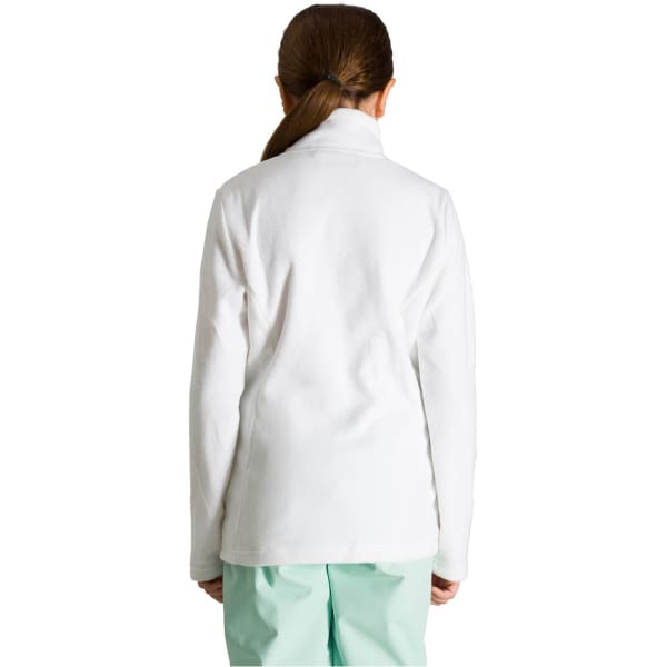 Sweat polaire ROSSIGNOL GIRL 1/2 ZIP FLEECE WHITE WHITE
