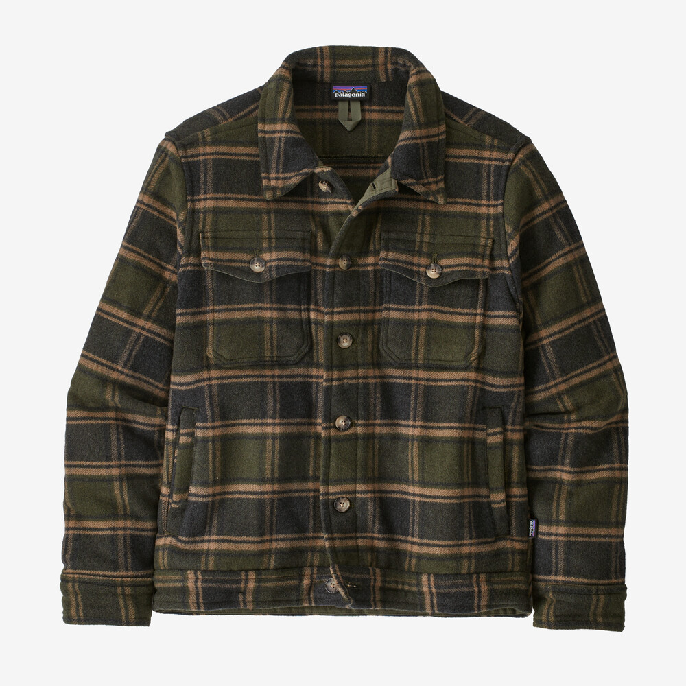 Herren-Truckerjacke aus Meltonwolle