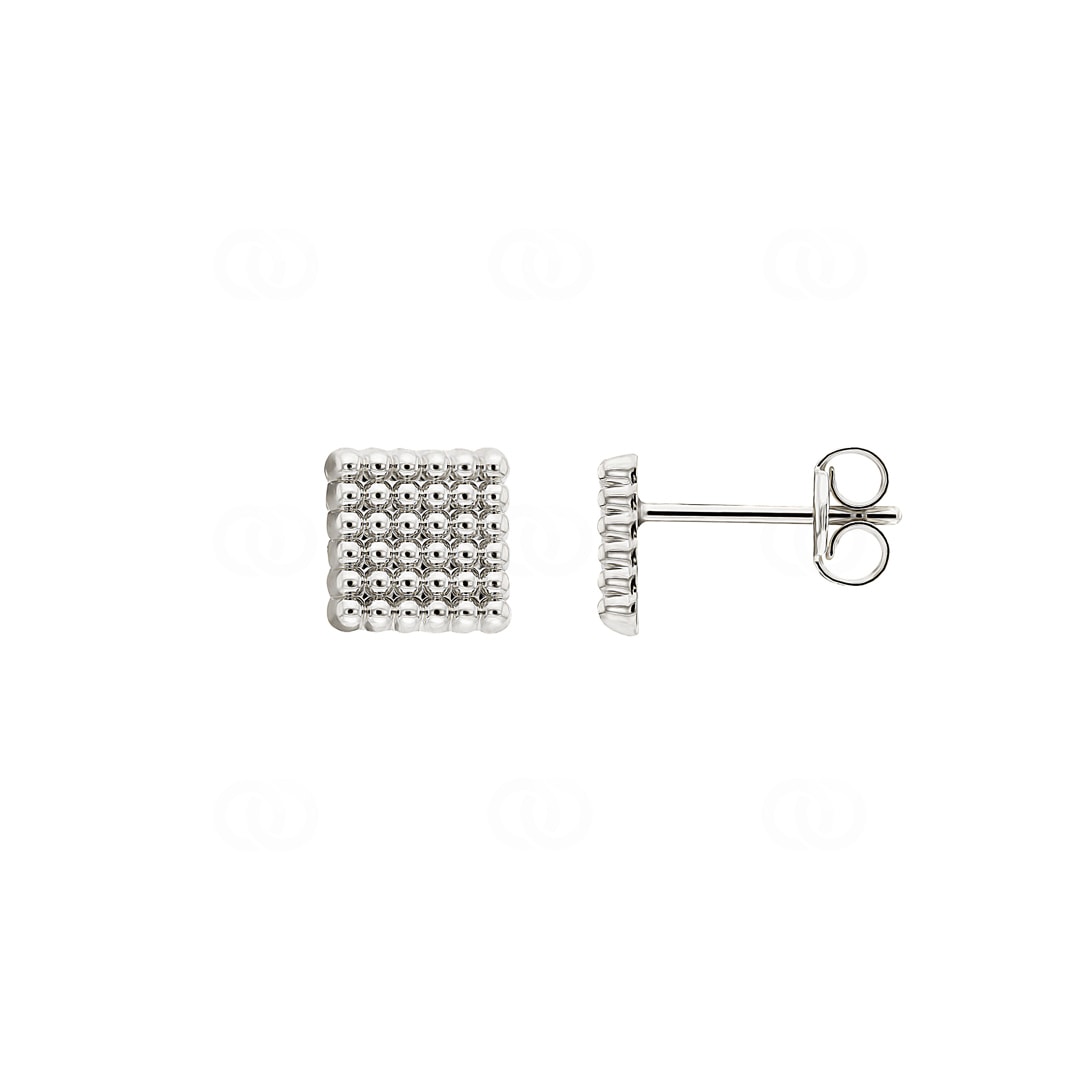 Ohrstecker 750/18 K Weissgold