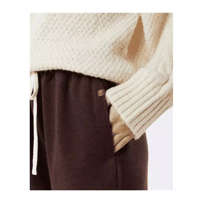 Pantalon femme RIPCURL Santander Relax Pant Dark Brown