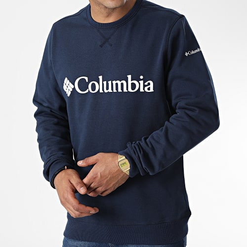 Sweat Crewneck Logo Fleece 1884931 Bleu Marine