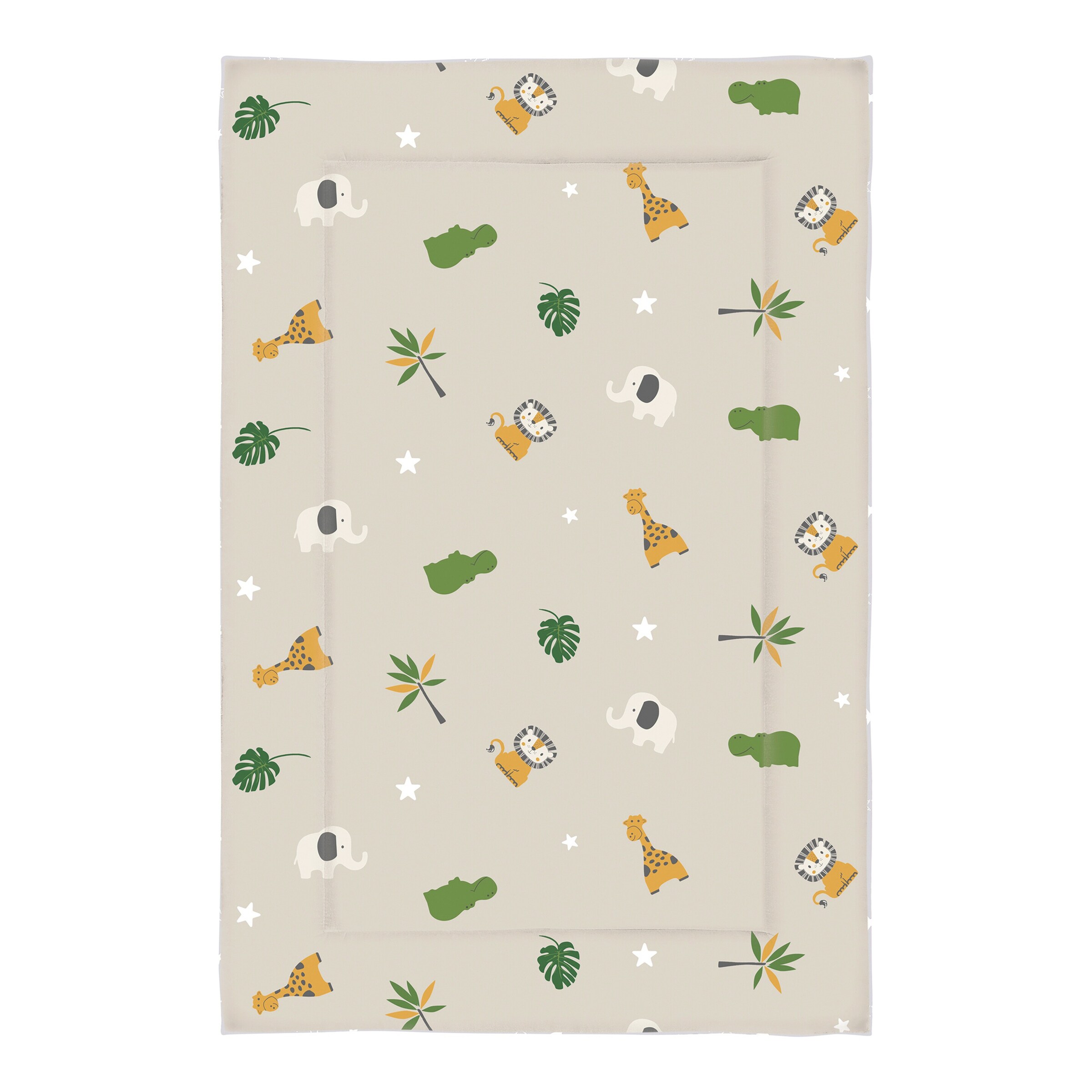 BORNINO HOME Krabbeldecke 100 x 155 cm beige / Safari