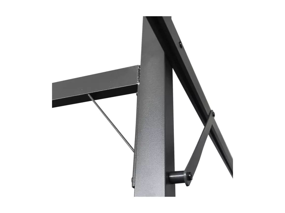 Pergola avec toit rétractable crème 589x292x230 cm