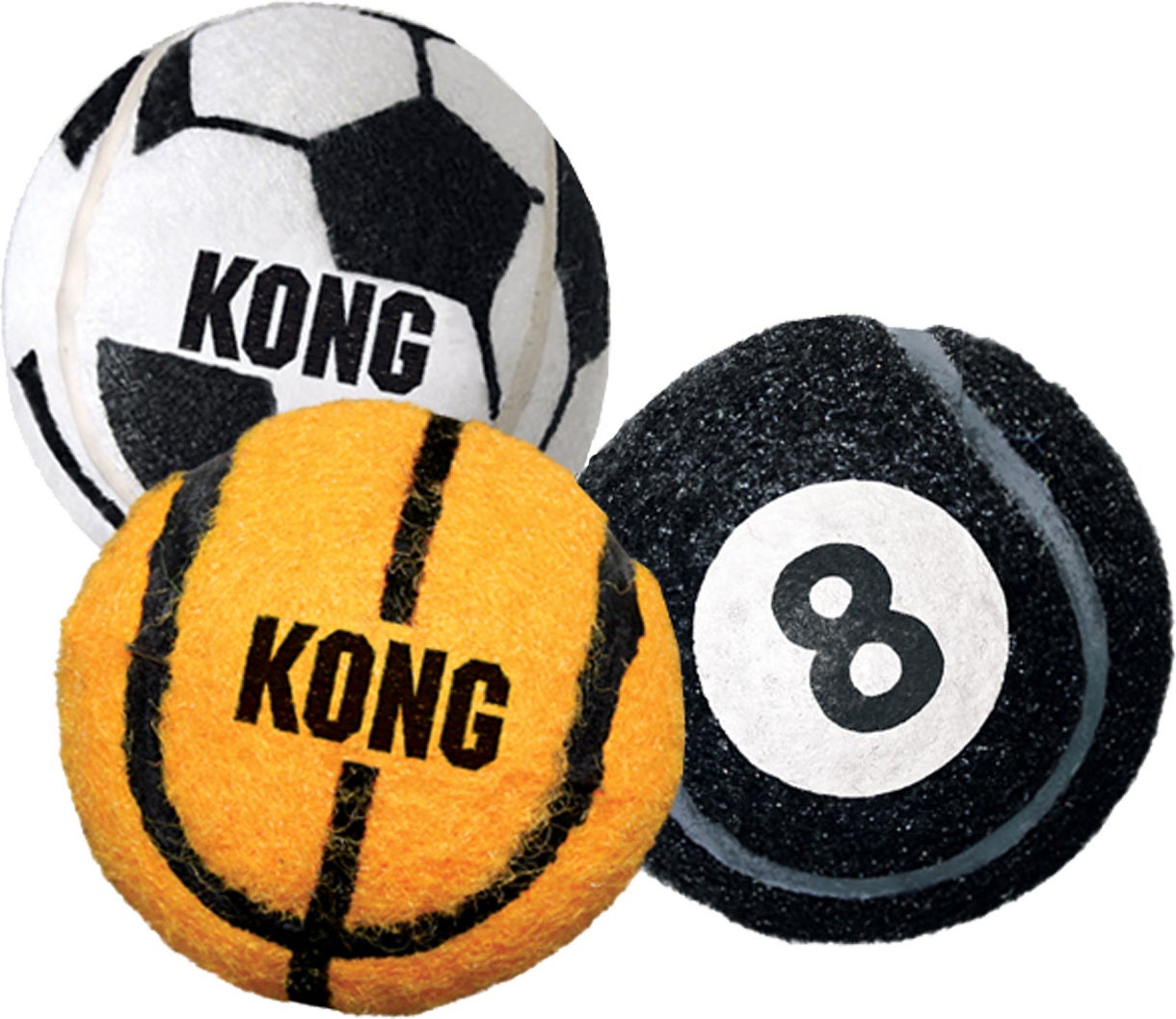 Kong hondenspeelgoed sportballen small 3 stuks