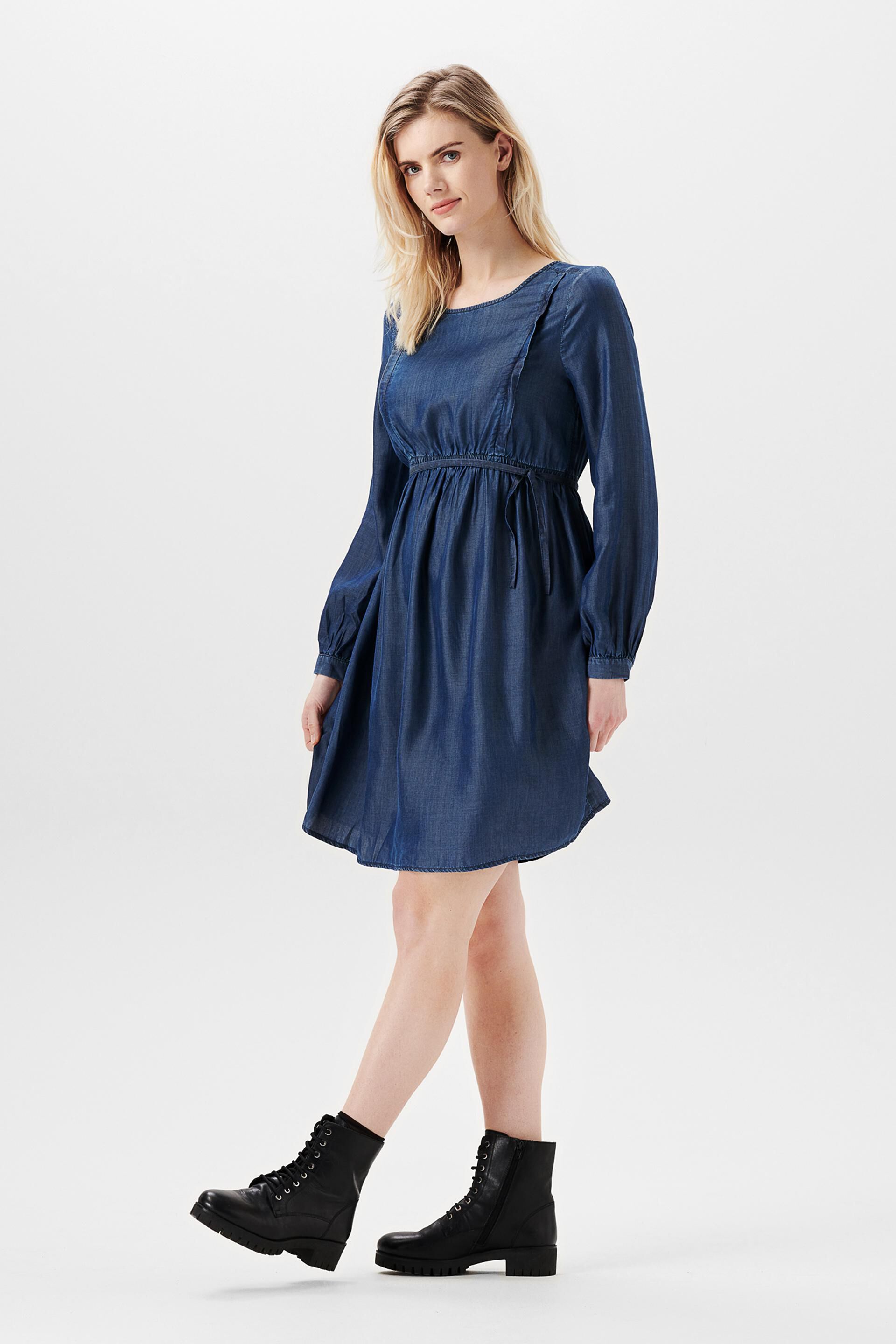 Robe style denim à fonction d’allaitement, TENCEL™