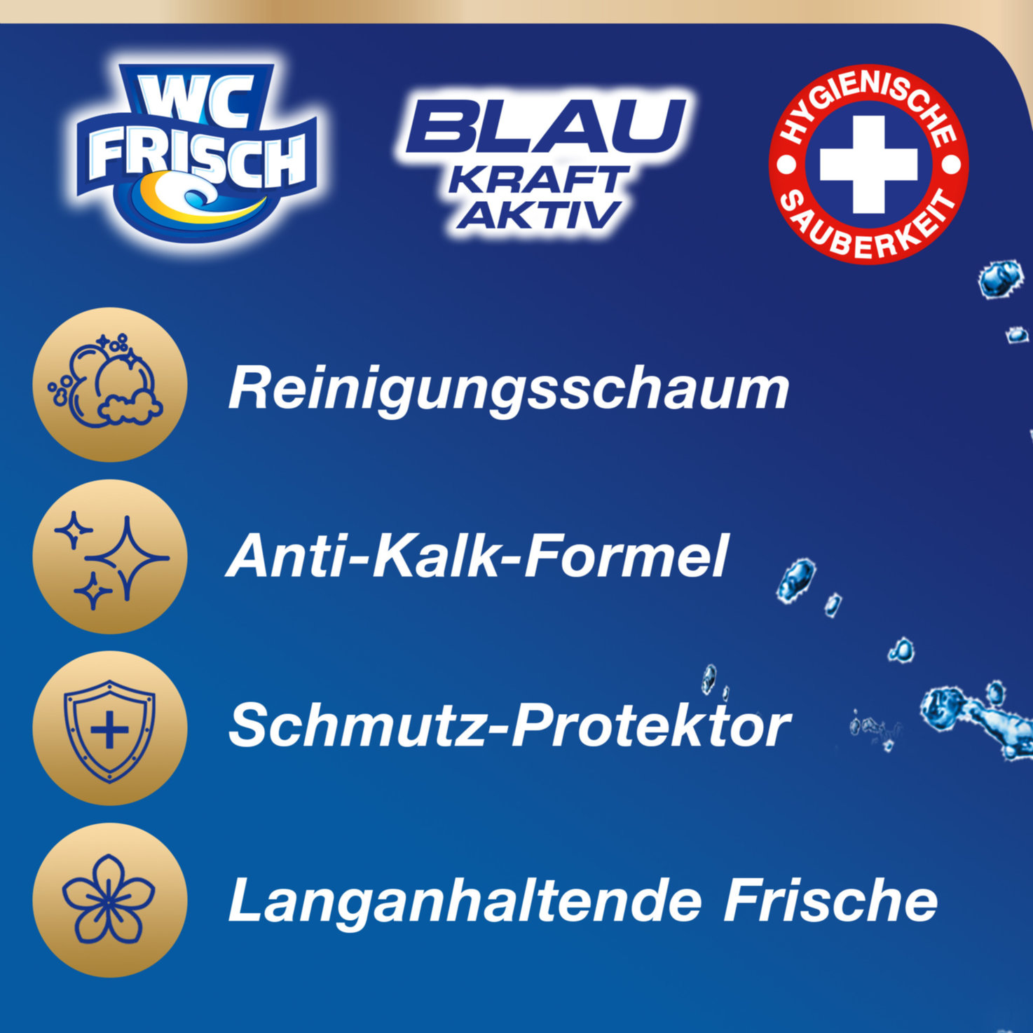 WC Frisch Blau Kraft-Aktiv Chlor 50 g