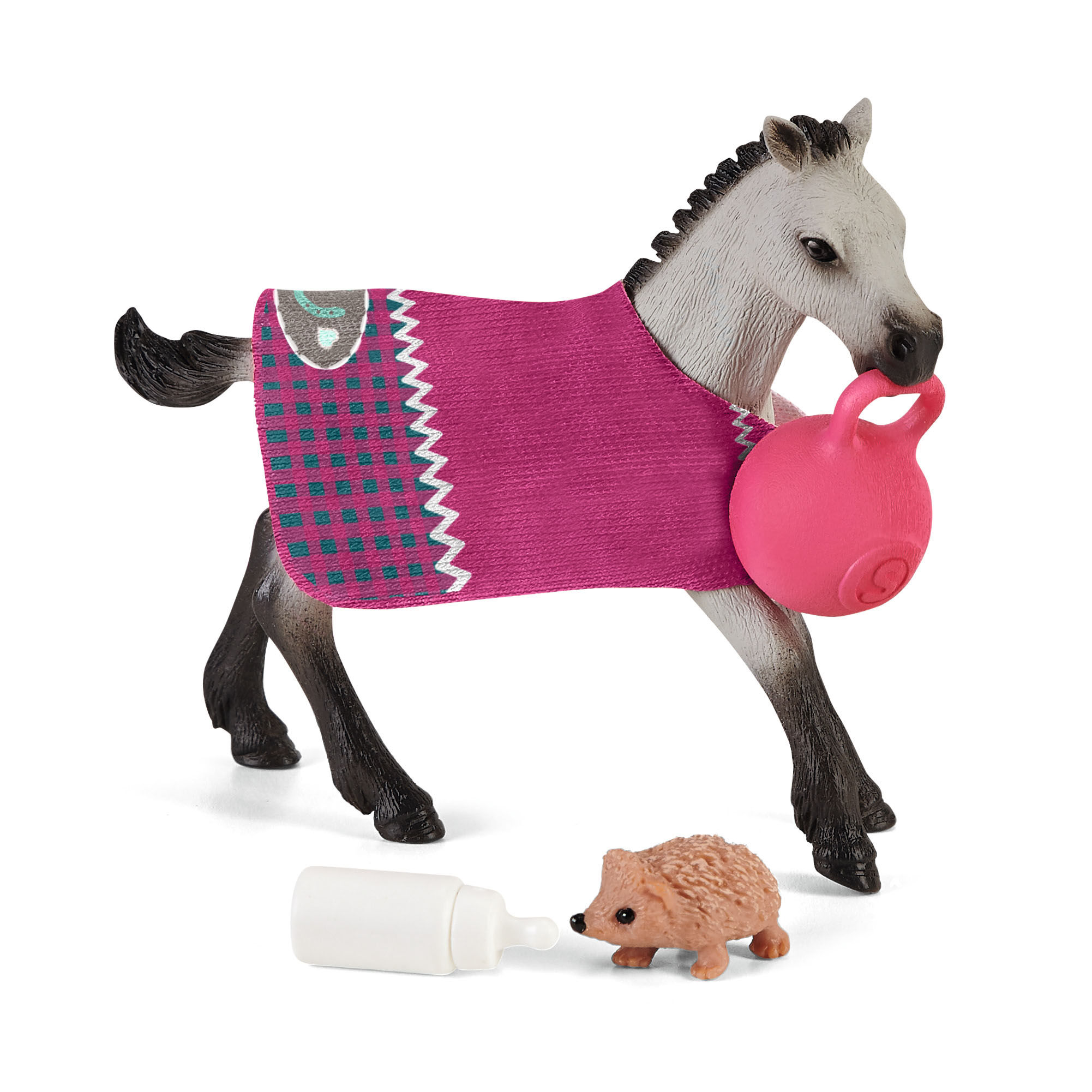 Schleich Poulain joueur multicolore