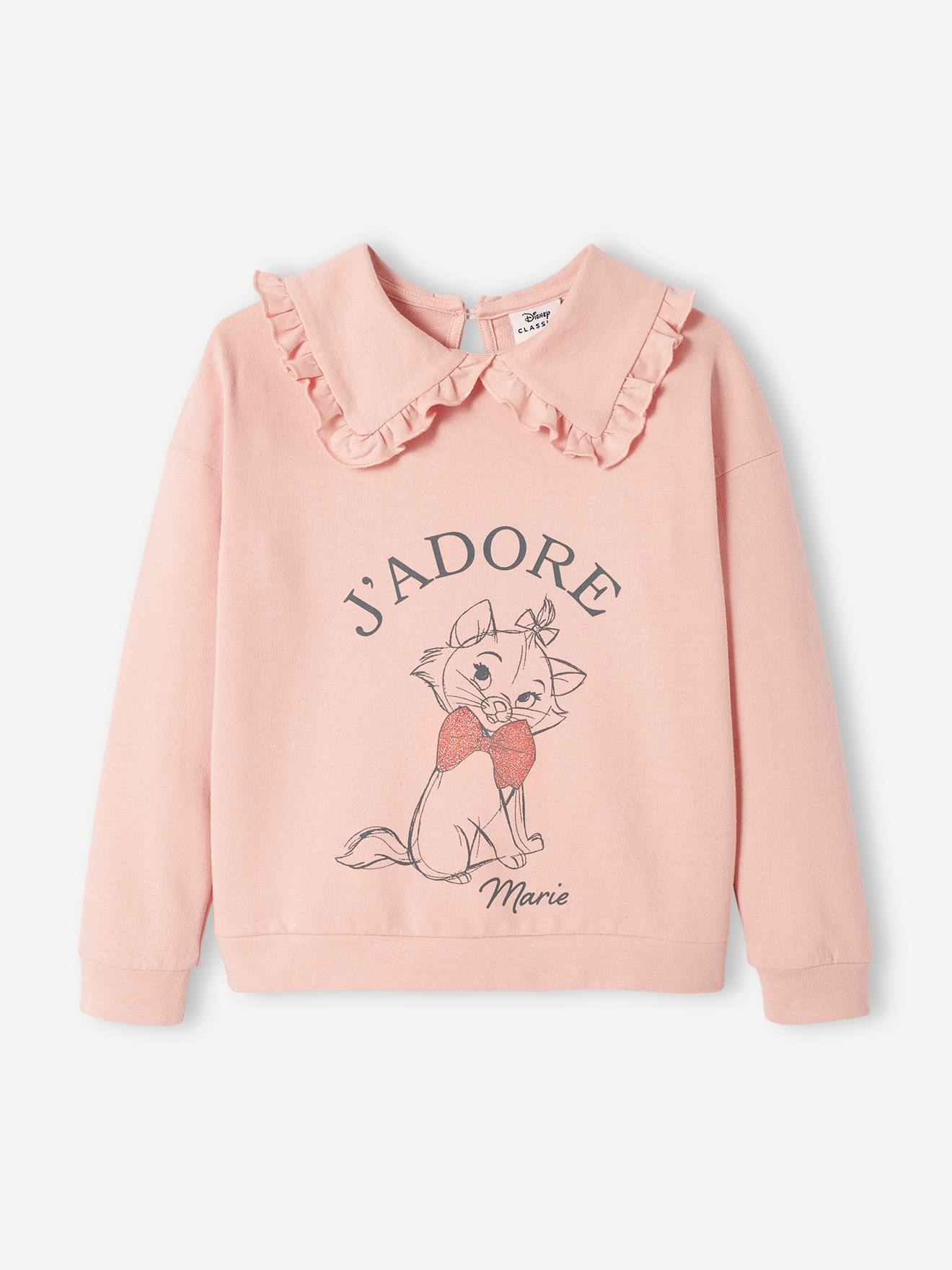 Moletom DS® Marie do filme Os Aristogatos, rosa antigo