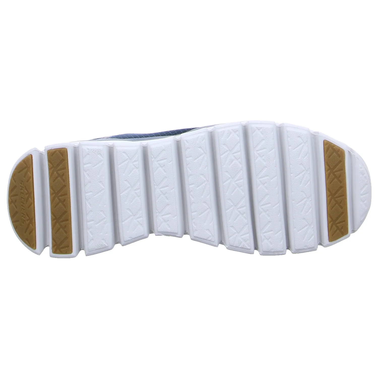 SKECHERS Halbschuhe Sneaker Stoff Blau Synthetik