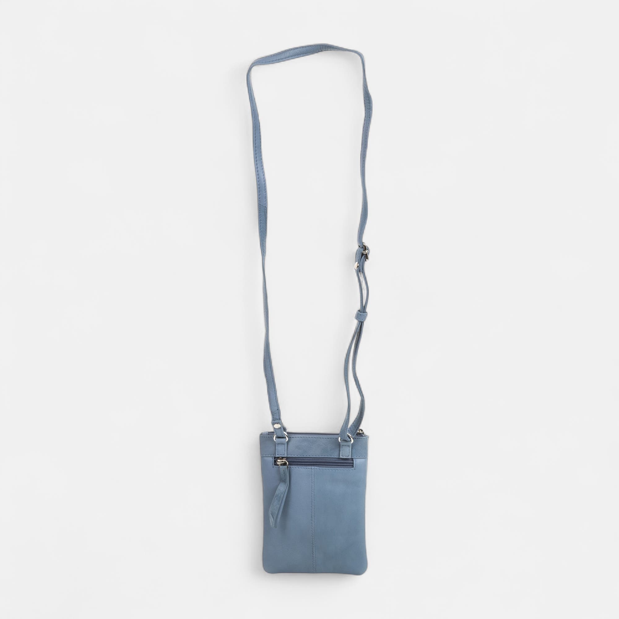 Pochette pour téléphone en cuir jeans
