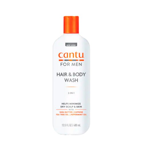 Cantu Men 2 em 1 Shampoo Condicionador Gel de Banho 400ml