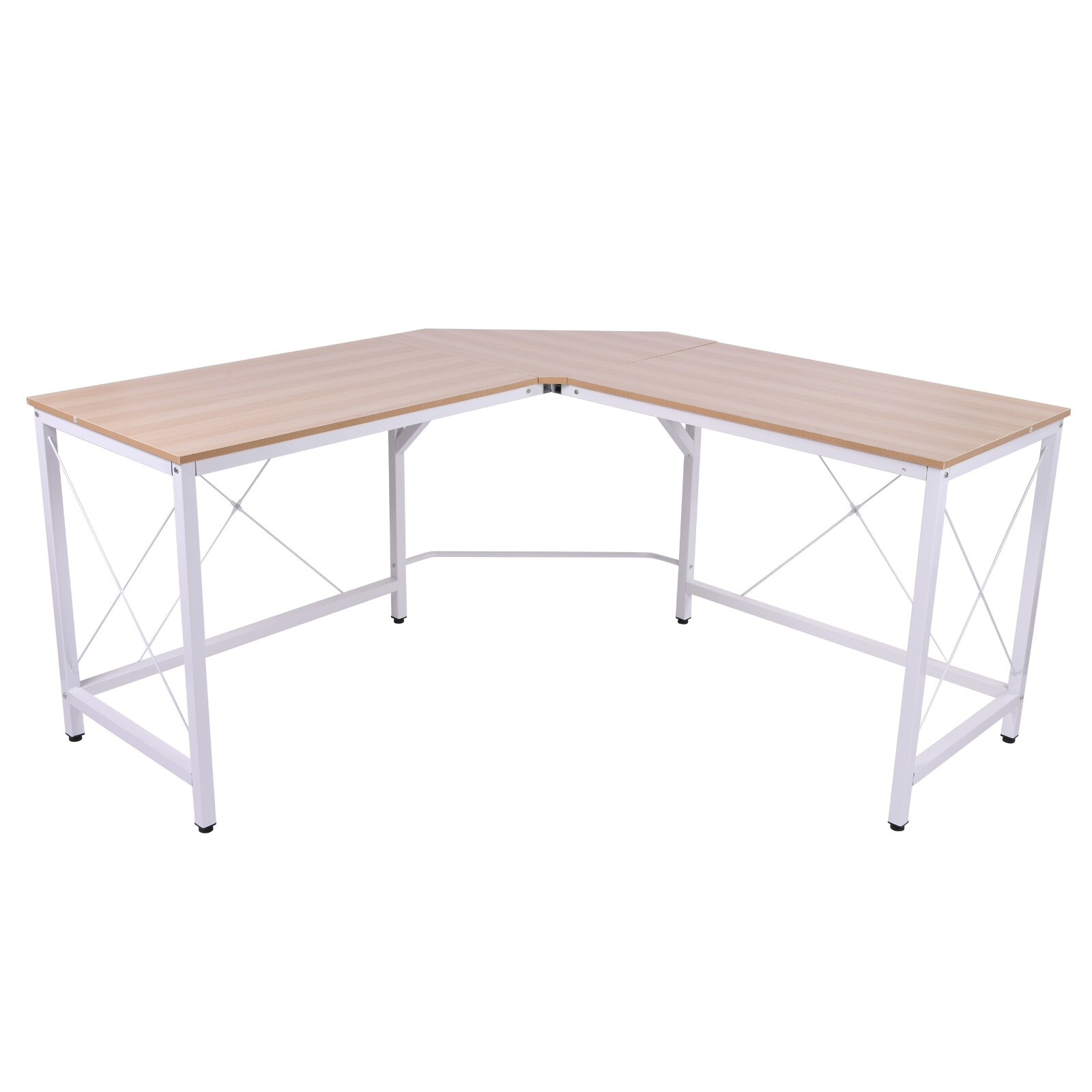 HOMCOM Winkelschreibtisch 150 x 150 x 76 cm (LxBxH)