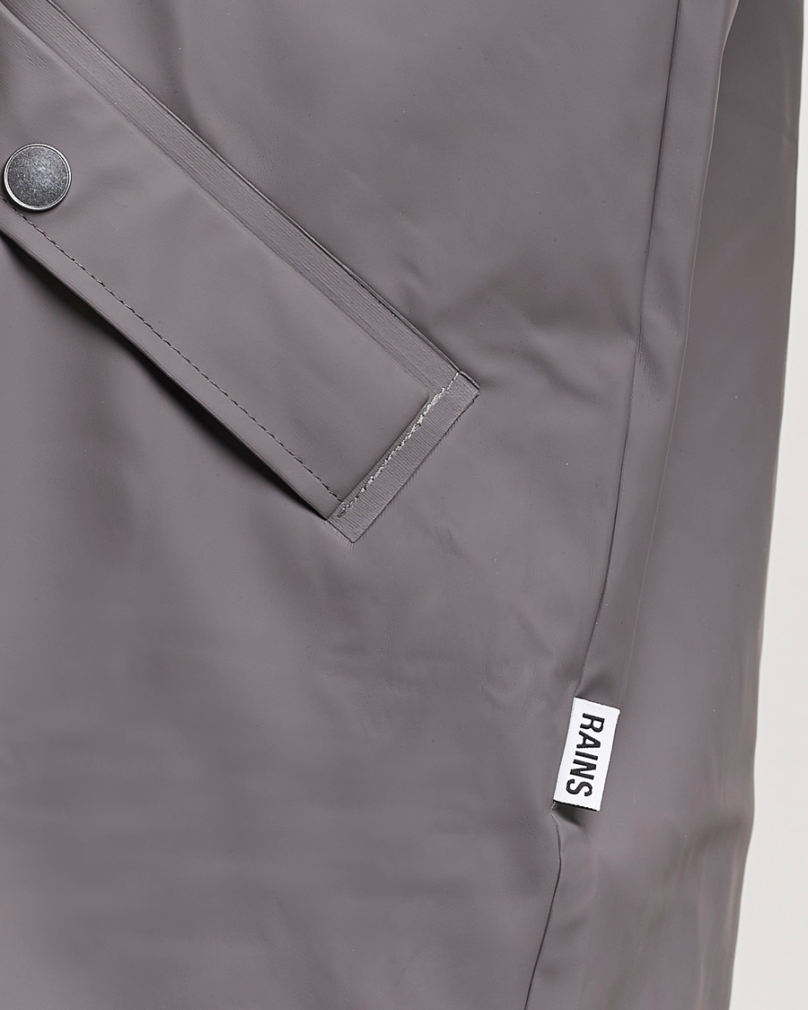 RAINS Long Jacket Grey