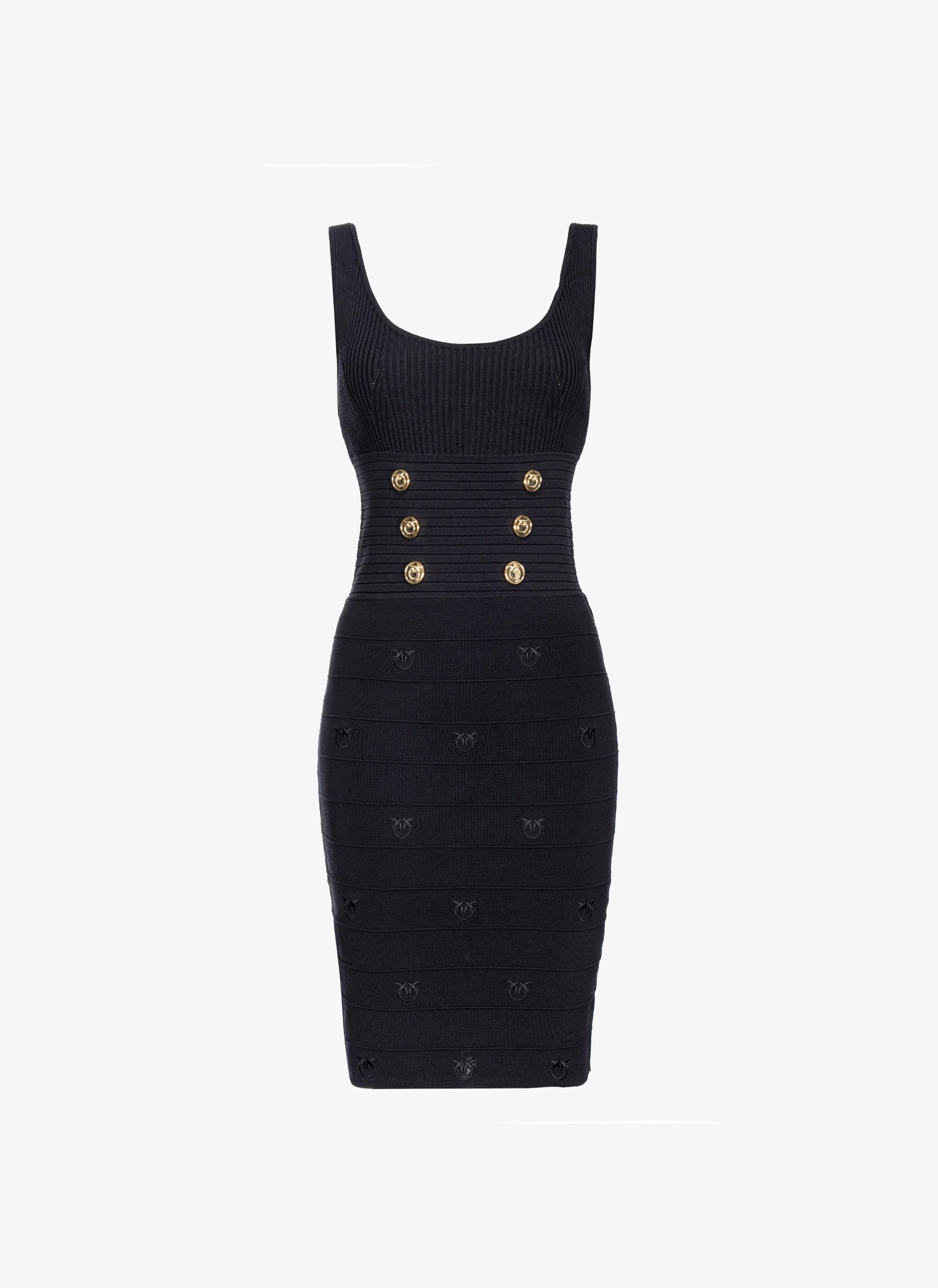Mini-robe love birds | Noir
