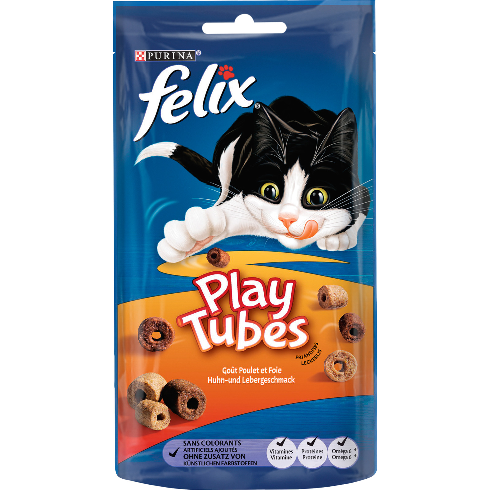 Felix Play Tubes Chicken&Liver 50g