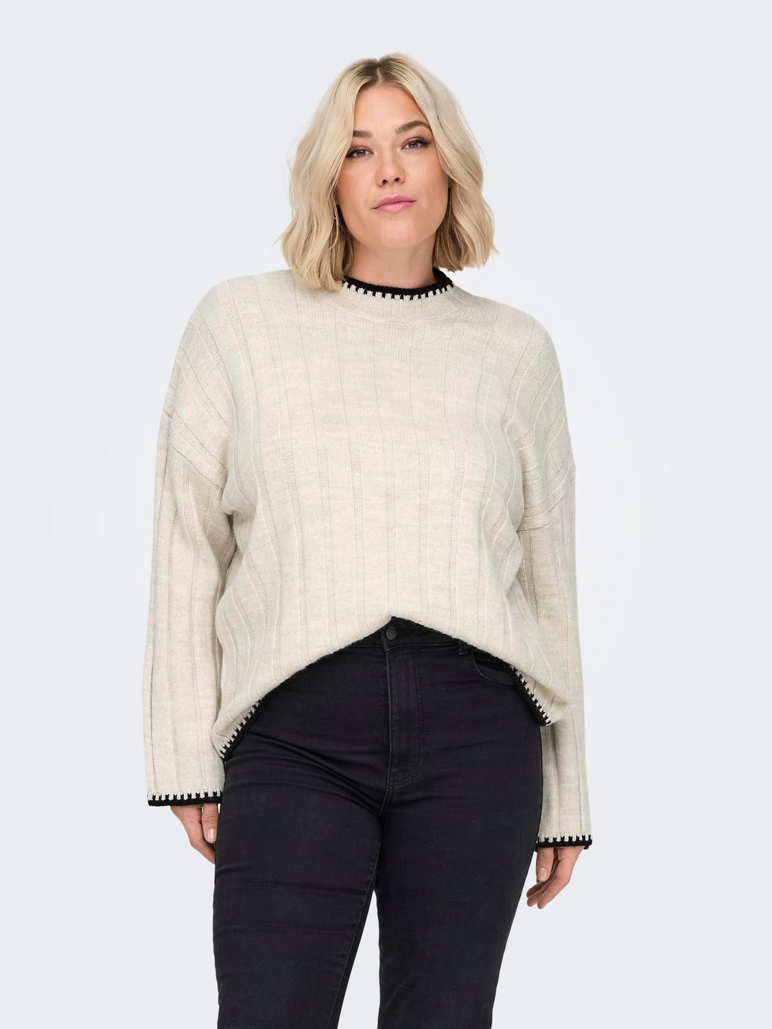 CARCHICK Strickpullover Pumice Stone