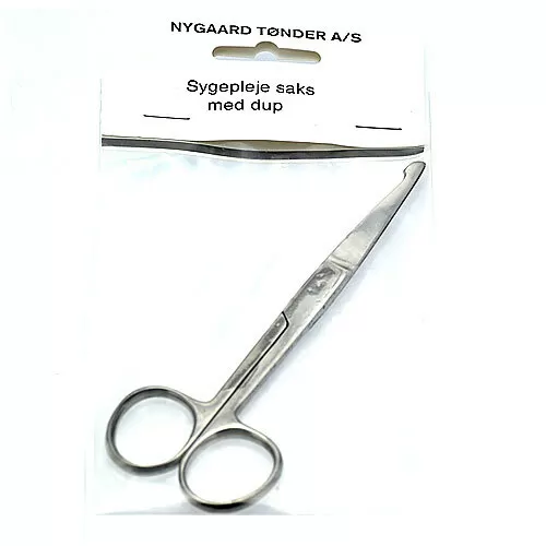Sygeplejesaks m. Dup 13 cm - 1 stk.