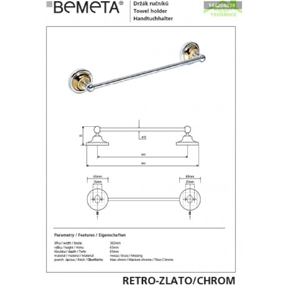 Bemeta - Maison De La Tendance BEMETA RETRO
