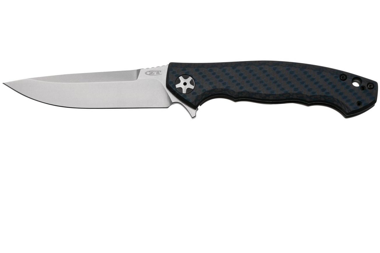 Zero Tolerance 0452BLUCF Magnacut, Black/Blue Carbon Fiber, zakmes, Dmitry Sinkevich design