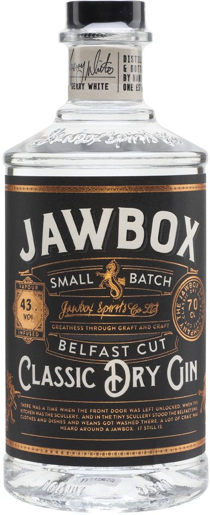 Jawbox Classic Dry Gin 70 cl