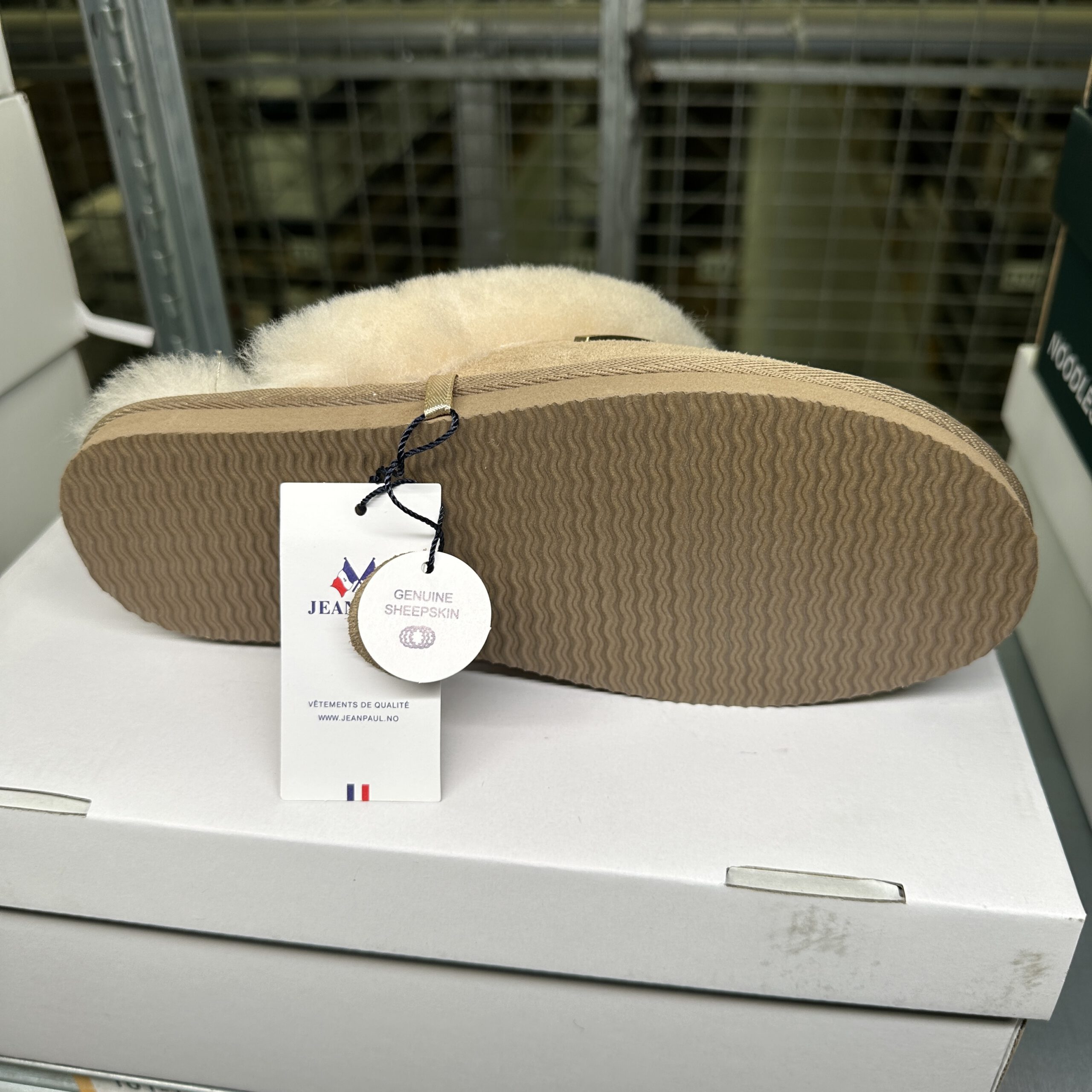 Jean Paul - Pantoufle W Feather Grey
