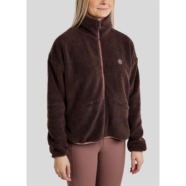 Vest Montar MOEva Teddy Donkerpaars