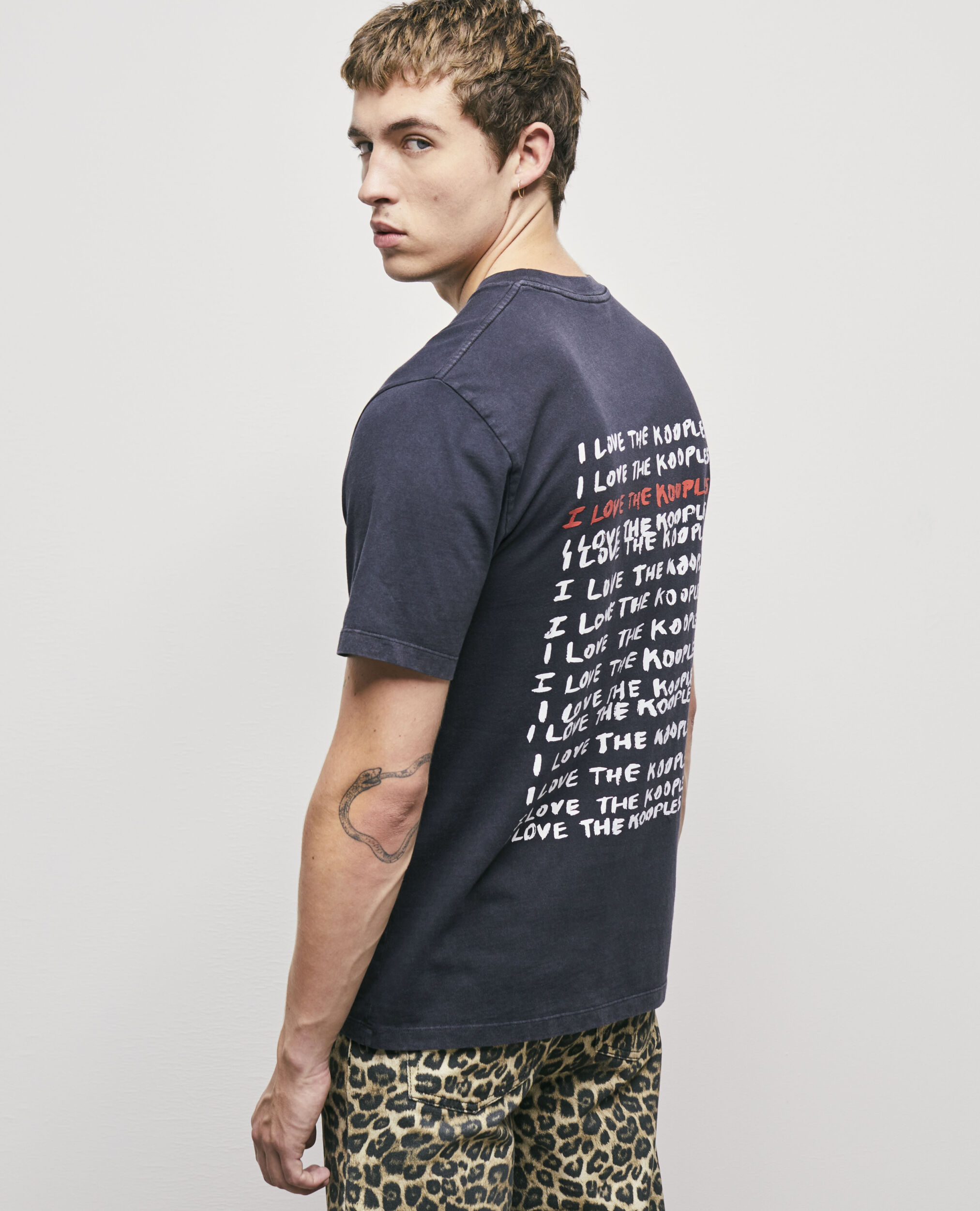 T-shirt Love Kooples noir