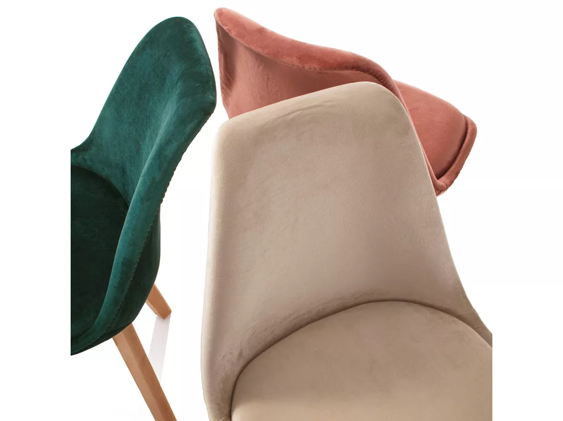 Set de 4 Chaises LAYLA ecru