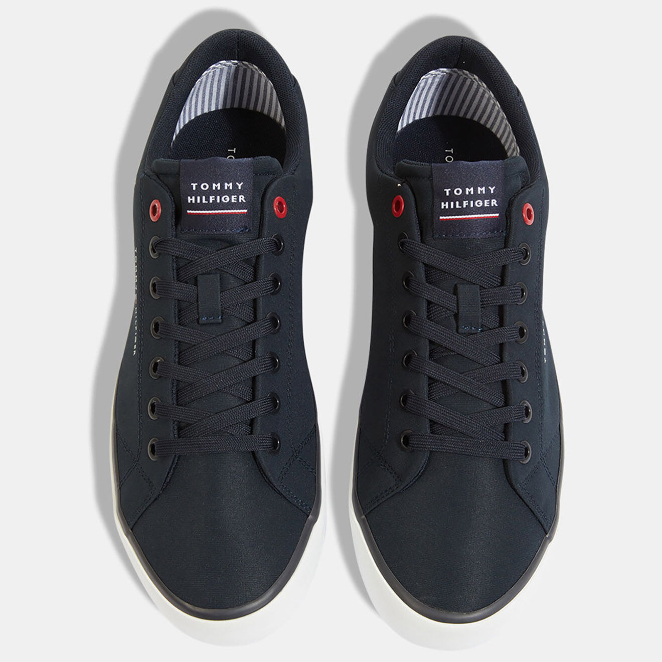 Tommy Hilfiger Baskets Canvas bandes bleu marine