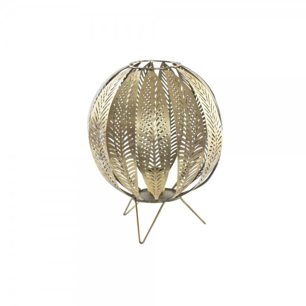 Lampe de bureau volets doré métal (34 x 34 x 39 cm)