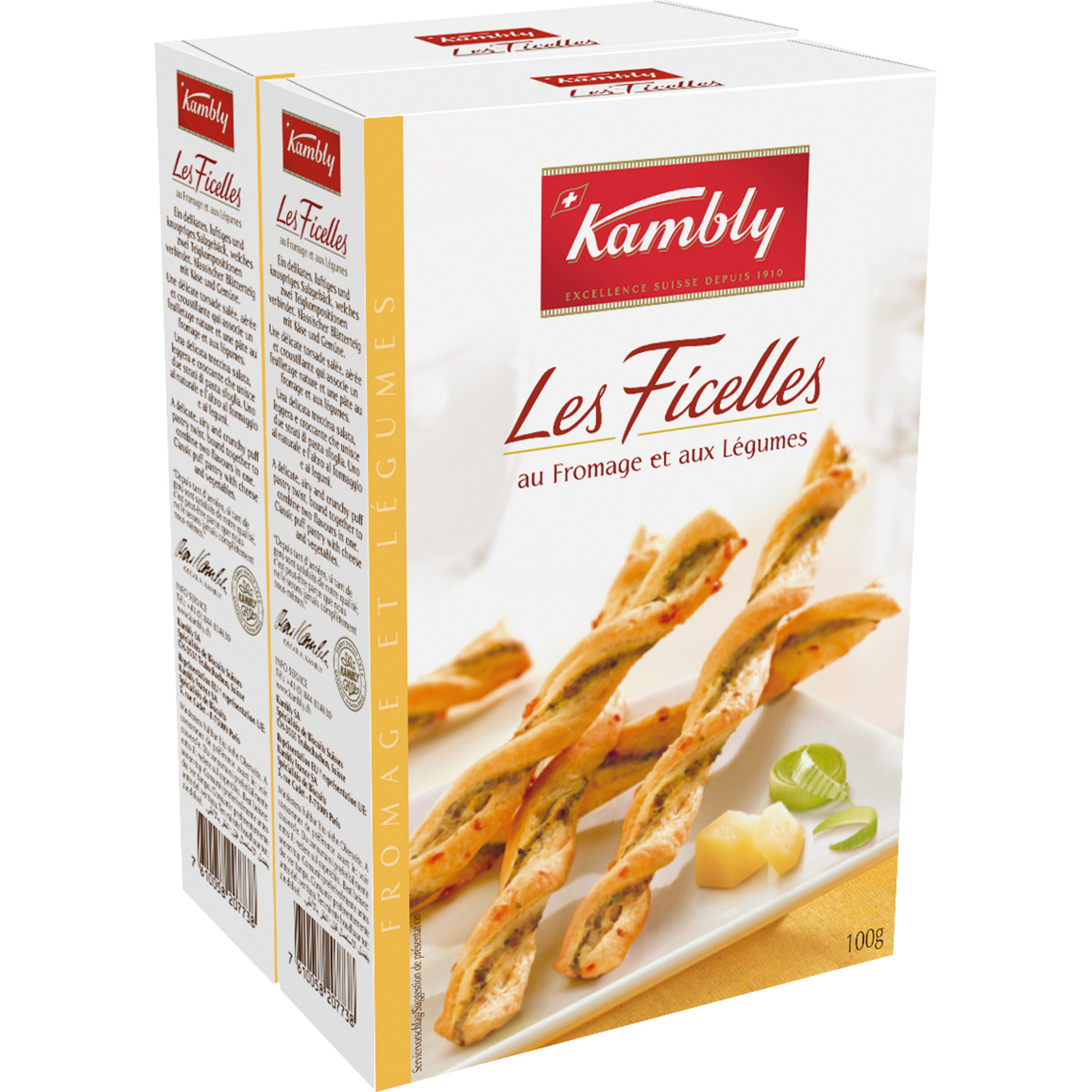Kambly Les Ficelles Käse 2 x 100 g
