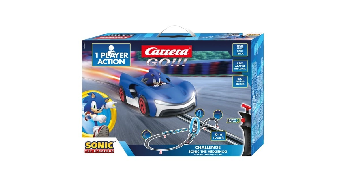 CarreraGO!!! Carrera Challenge - Sonic Racebaan  (schaal 1:43)