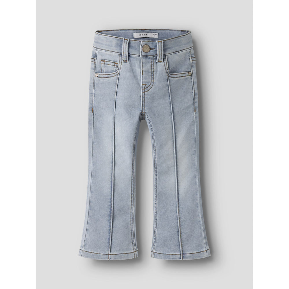 Køb Name It Light Blue Denim Nmfpolly Skinny Bootcut Jeans 2055-Th D