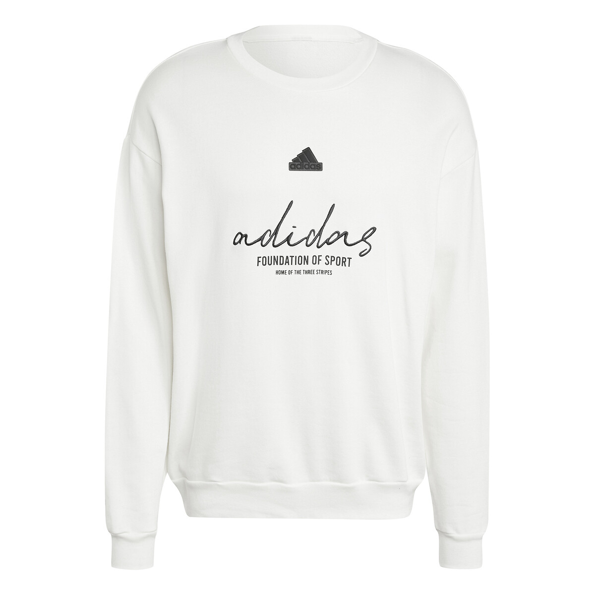 Suéter adidas Performance com gola redonda e logo duplo