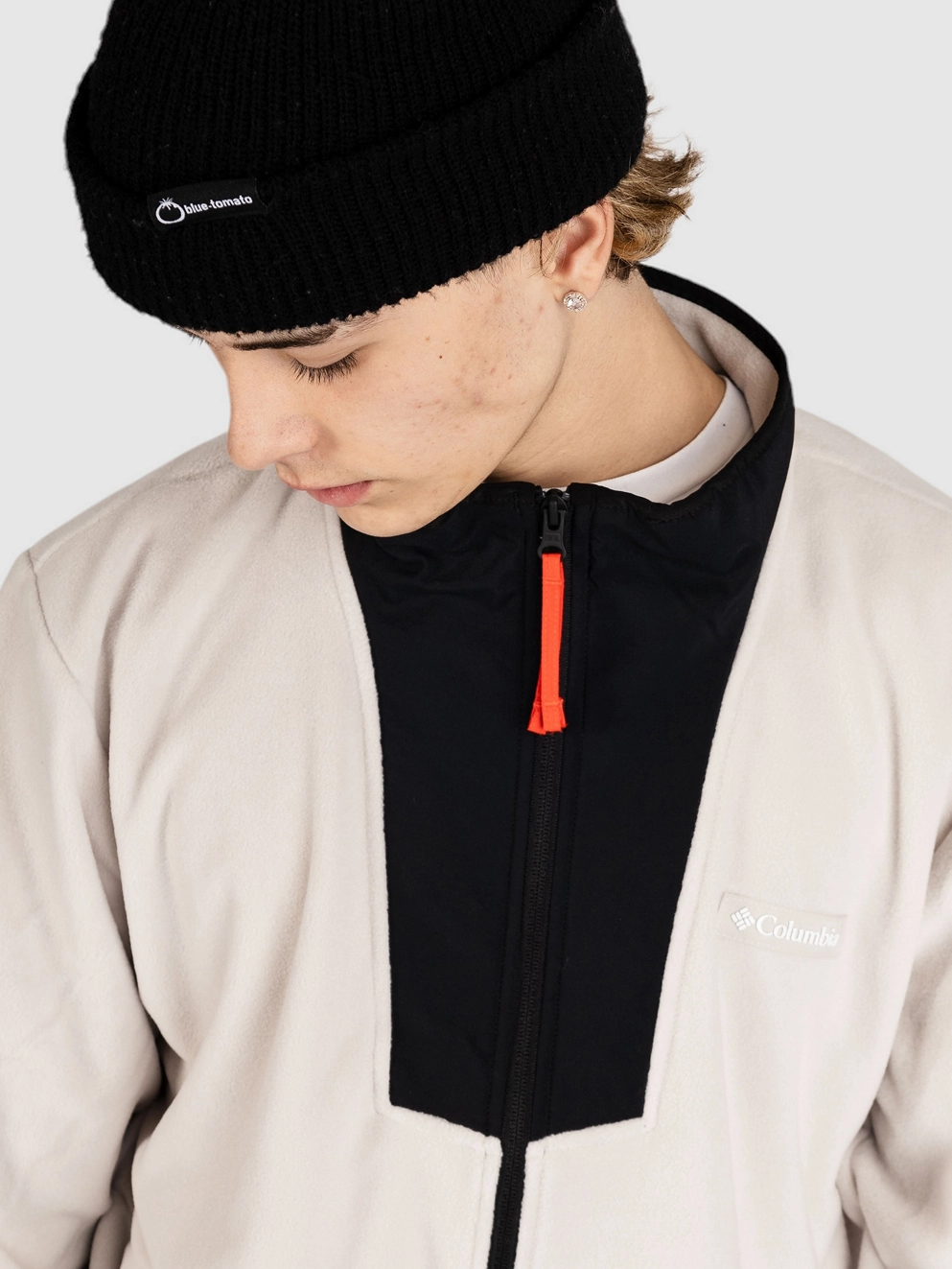 Columbia Sequoia Grove Half Zip Fleece Sweater dark stone/ bla