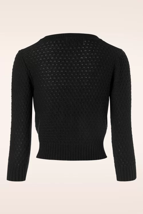 Mak Sweater Jennie vest in zwart