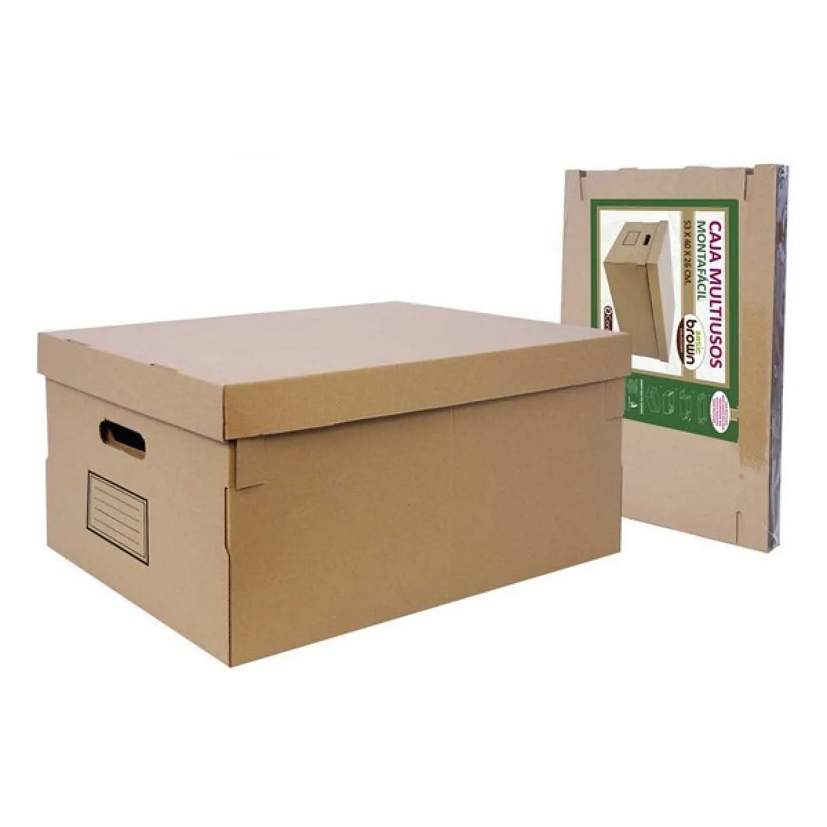 Totalcadeau Boîte Multi-usage en Carton - 30x22.5x12.5cm