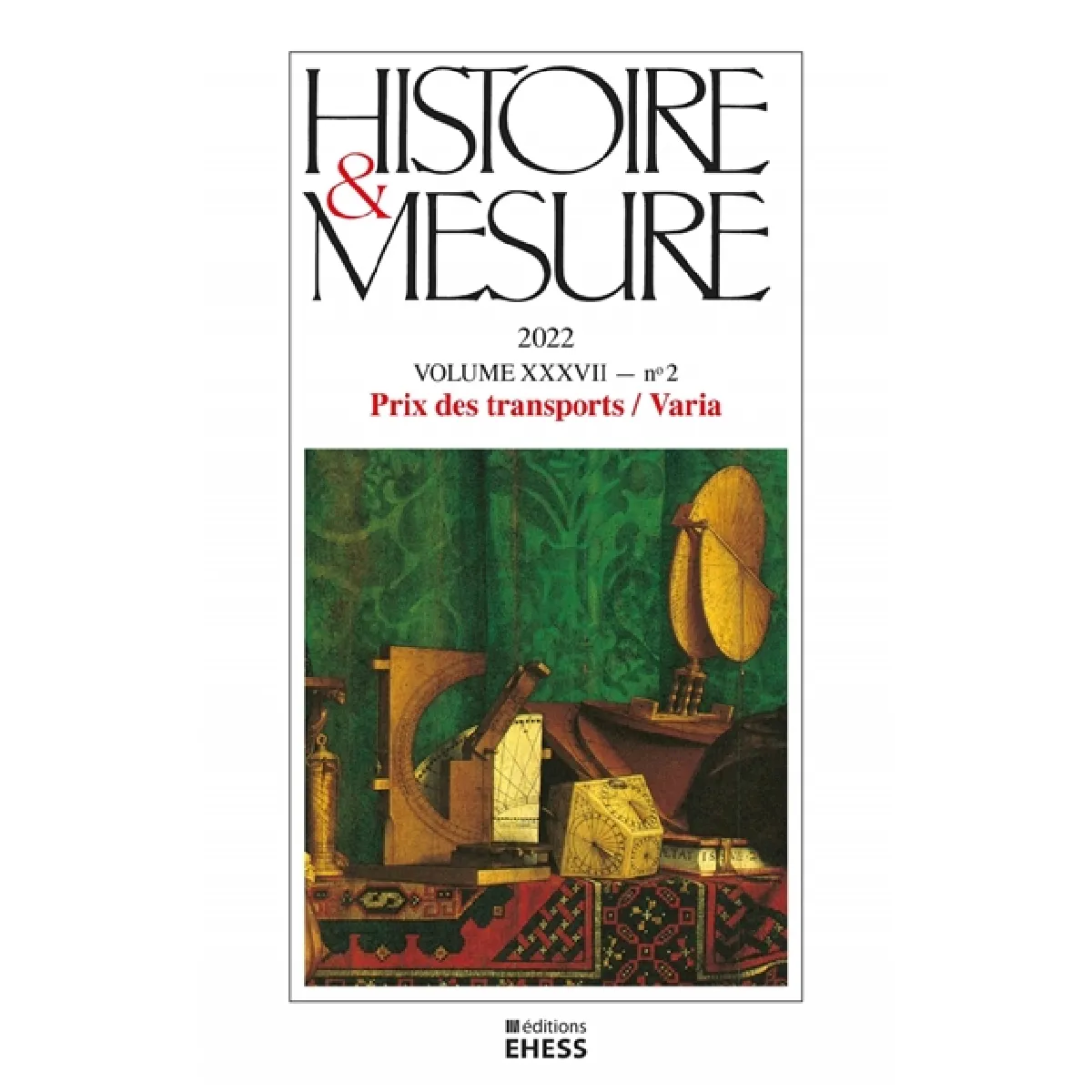 Histoire & mesure, n° 37-2. Prix des transports · Occasion