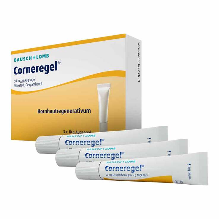 Corneregel® Augengel fördert die Wundheilung am Auge, 3X10 g